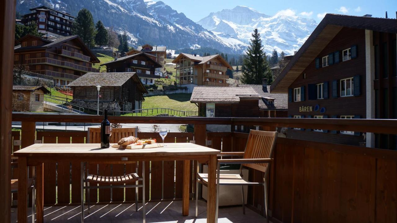 Chalet Bella Vista 4 Wengen Esterno foto