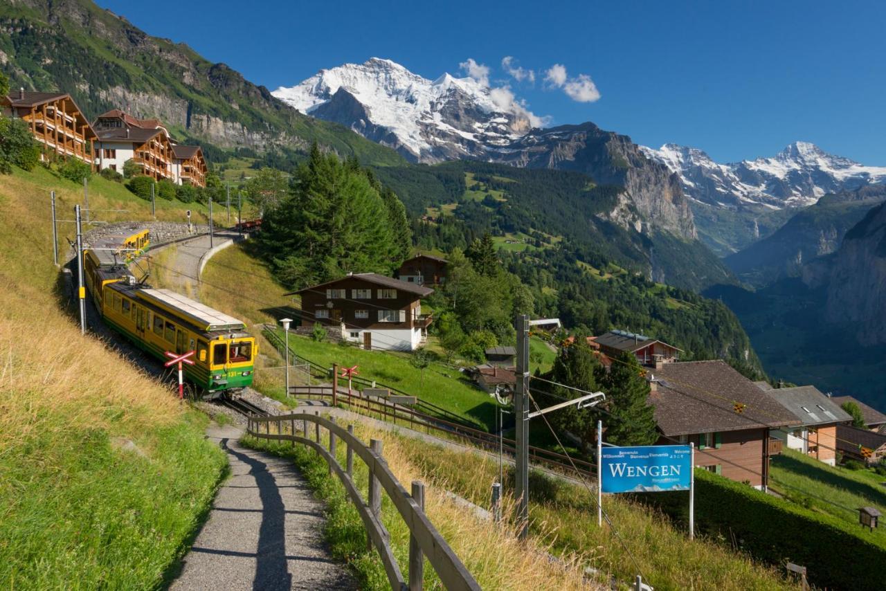 Chalet Bella Vista 4 Wengen Esterno foto