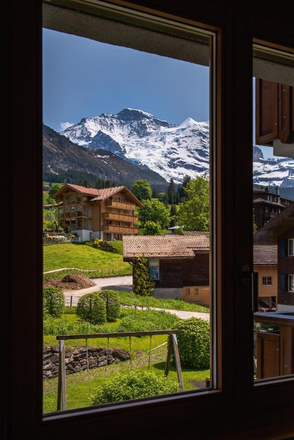 Chalet Bella Vista 4 Wengen Esterno foto