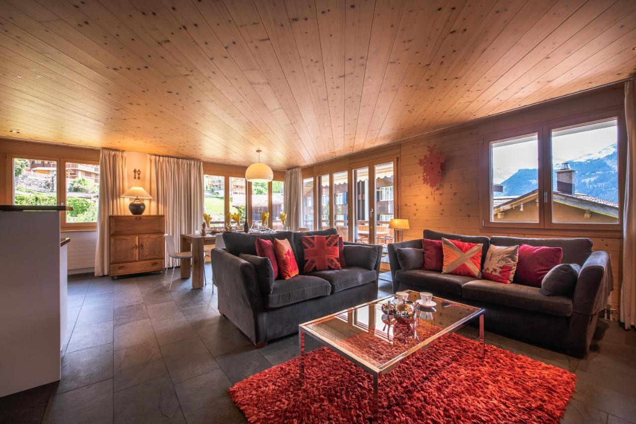 Chalet Bella Vista 4 Wengen Esterno foto