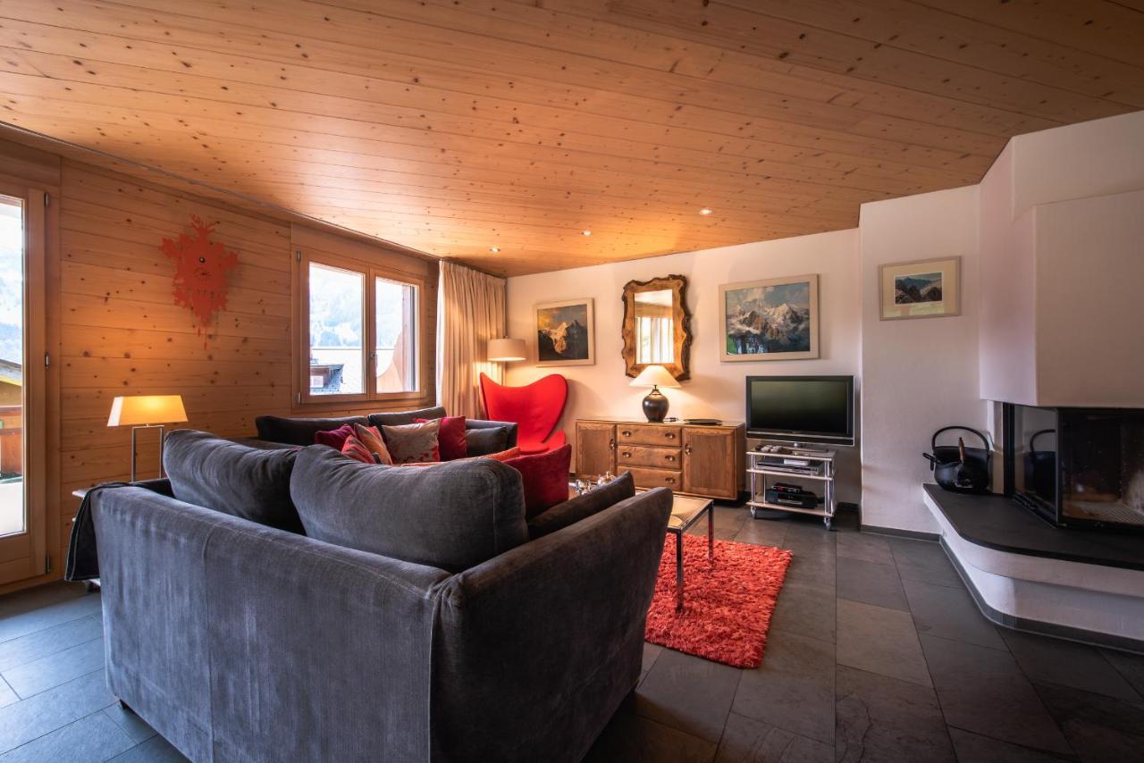 Chalet Bella Vista 4 Wengen Esterno foto