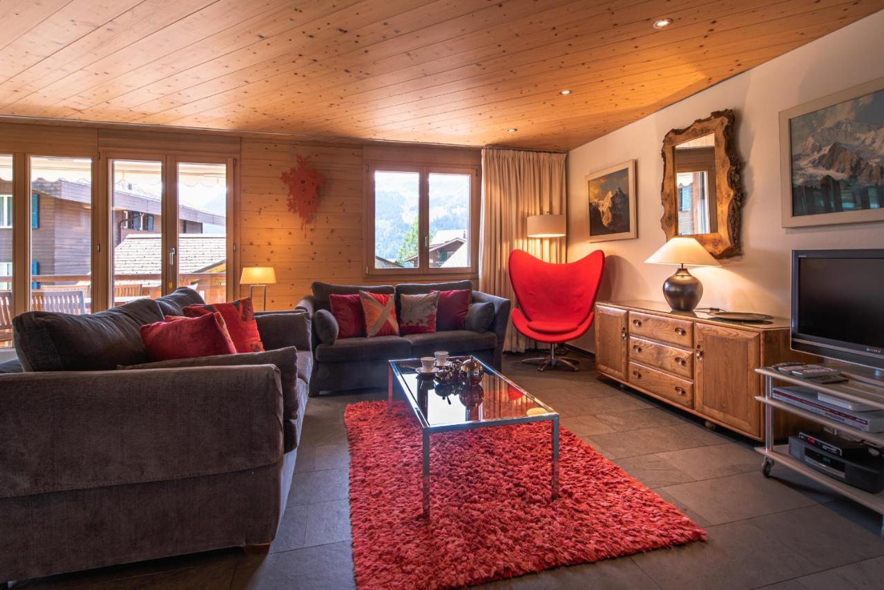 Chalet Bella Vista 4 Wengen Esterno foto