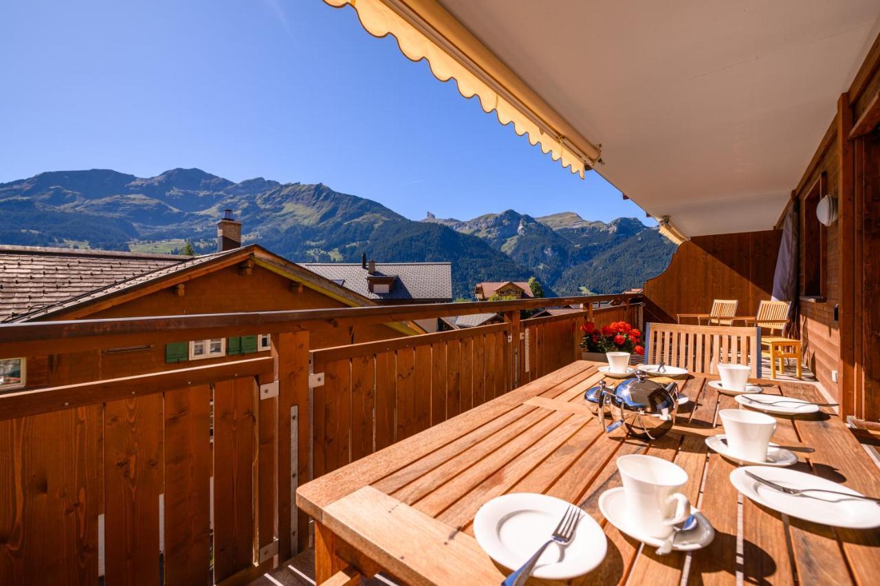 Chalet Bella Vista 4 Wengen Esterno foto