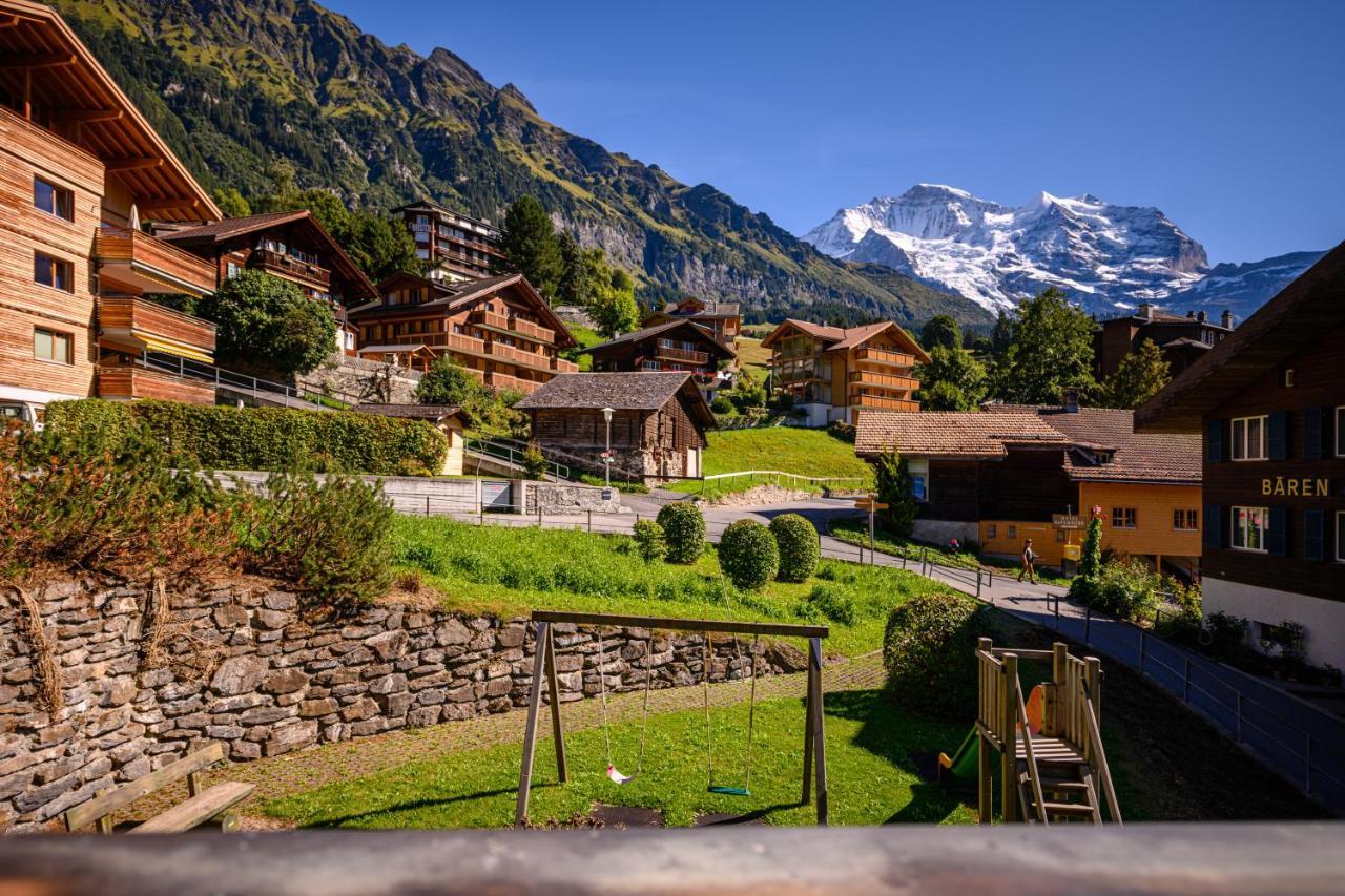 Chalet Bella Vista 4 Wengen Esterno foto